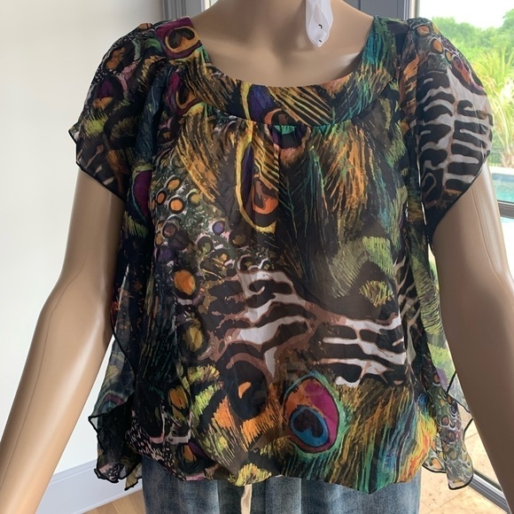 APART Multi-print Blouse - Picture 1 of 13